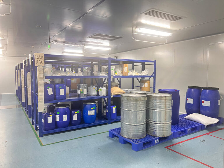 2. Raw Material Storage